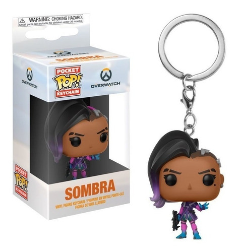 Funko Pop Keychain Llavero Overwatch Sombra