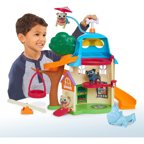 Puppy Dog Pals Doghouse Playset, Juguetes Para Niños Con Lic