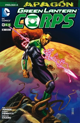 Green Lantern Corps  04 Apagon - Robert Venditti, De Robert Venditti. Editorial Ecc España En Español