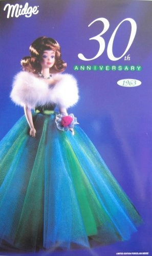 Barbie Midge 30th Anniversary Porcelain Doll 1963 Edicion Li
