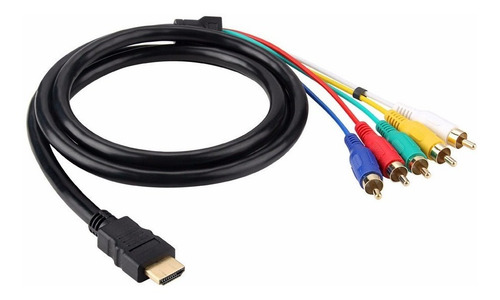 Cable Hdmi A 5 Rca Handy Componente Video Audio Av Ps3 Pc