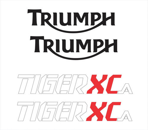 Adesivos Compatível Tiger 800xca 800 Xca 2017 Branca Tg013