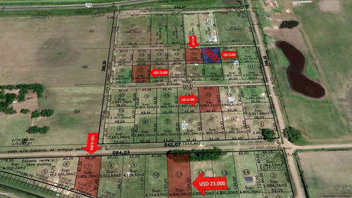 Lotes En Venta Desde U$d 15.000 En Saladillo