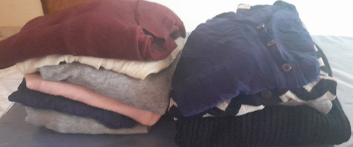 Lote De 10 Saquitos De Hilo /cardigan / Pullover Mujer