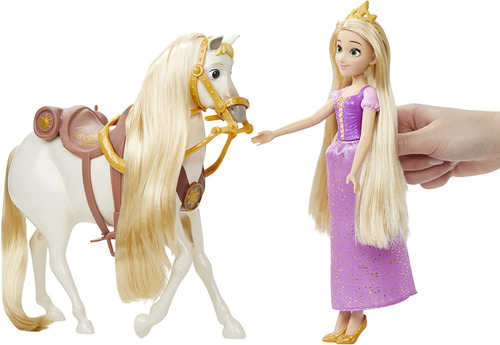 Disney Princess Rapunzel Y Maximus Fashion Doll And Horse, A