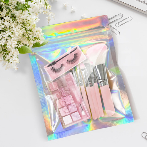 Bolsas Holográficas Mylar 7x9 Resellables 50 Unidades