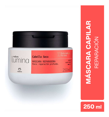 Máscara Reparadora Cabello Seco Lumina Natura