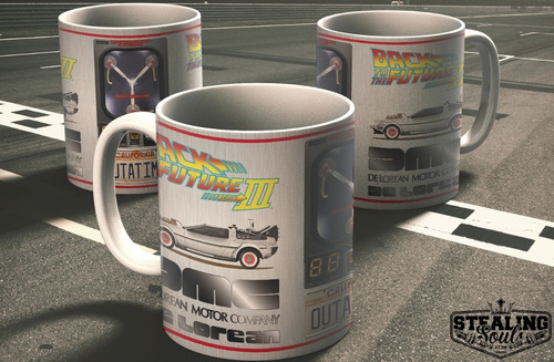 Imagen 2 de 3 de Taza Fierrera | Back To The Future 3 Volver Futuro Delorean