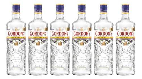 Gin Gordon 's London Dry 700 Ml Caja X 6