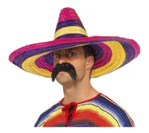 Comprar Chapéu Mexicano Palha Colorida Tequileiro Sombrero Mexicano