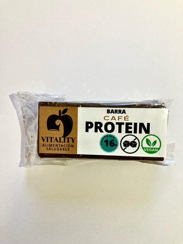 Barra 16gr Proteína ,100% Vegana ,sin Azúcar Añadido 12 Uni