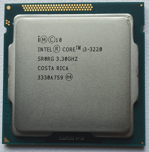 Procesador Intel 3ra I3-3220 3.20ghz Lga 1155 Socket H2 Cpu