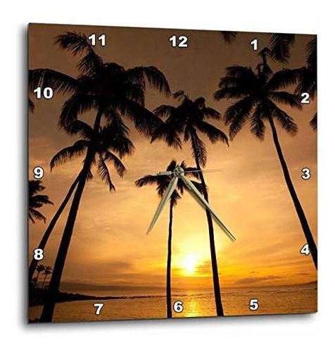 Reloj De Pared Hawaii Sunset 15 