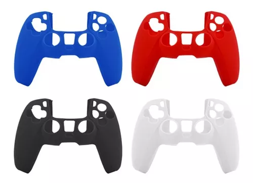 Capa Case De Silicone Controle Ps5 Dualsense + 2 Grips em Promoção