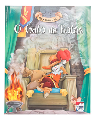 Era uma vez... Gato de Botas, O, de Hartley, Stefania Leonardi. Editorial Happy Books Editora Ltda., capa dura em português, 2018