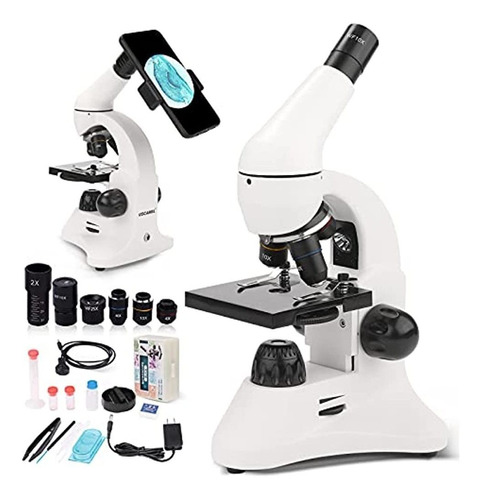 Microscopio Uscamel Para Niños Y Adultos, Cuerpo Metálico De