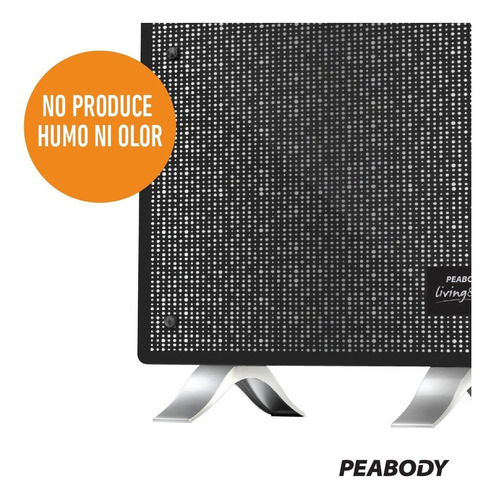 Imagen 8 de 10 de Vitroconvector Estufa Peabody Panel Vidrio Pe-vc10 1000w