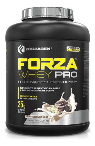 Forzagen Proteína Forzawhey-pro 5lb | 100% Whey Protein Sabor Galletas con Crema