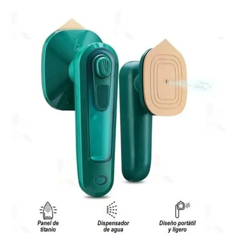 Imagen 3 de 5 de Mini Plancha De Vapor Eléctrica Portátil Viajera Para Ropa