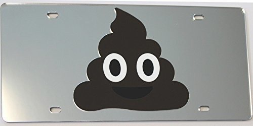 Stealth Technologies, Llc Emoji Poo Espejo Acrilico Placa D