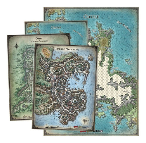 D&d: Set De Mapas De La Tumba De La Aniquilación