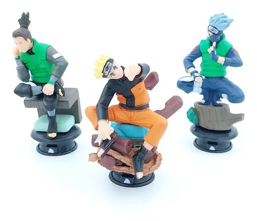 Set De 6 Figuras De Naruto Anime De Colección!