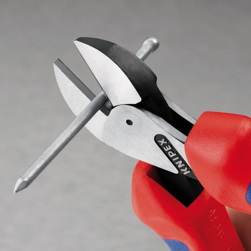 Alicate Diagonal Knipex 73 02 160 X-cut Cuerda De Piano Color Azul Y Rojo