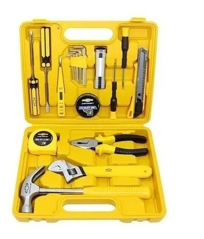 Imagem 2 de 4 de Maleta Ferramentas Profissional Completa Chevrolet Gm 18pçs
