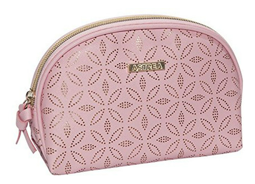 Cosmetiquera - Sanjo Astrea Medium Cosmetic Bag With Gold Pa