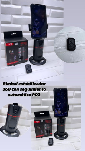 Gimbal Estabilizador 360 P02 Trípode De Teléfono 