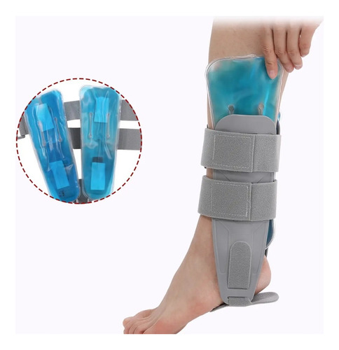 Frio Gel Tobillera Pie Bota Soporte Inmovilizador Ligamentos