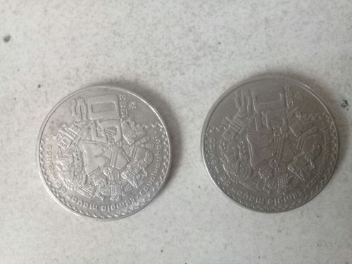 2 Monedas De 50 Pesos De Coyolxauhqui-templo Mayor 83 Y 84