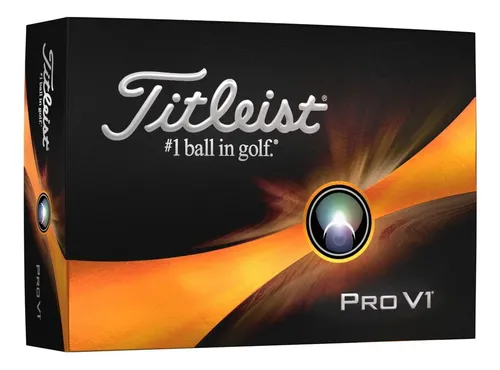 Pelota De Golf  Titleist Pro V1 White Docena Color Blanco
