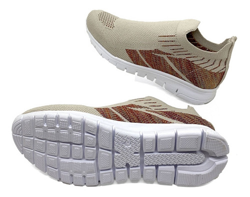 Zapatillas Deportiva Elastizada Super Liviana Mujer Running