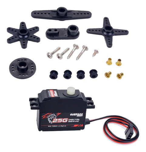 Gww Compatible Servo Digital De Torque De Velocidade De 25g