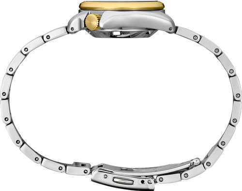 Reloj Seiko 5 Automático Mujer Sre004 K1 Color de la malla Combinado Plateado Y Dorado Color del bisel Dorado Color del fondo Blanco