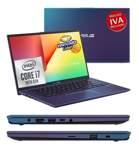 Portatil Laptop Asus Core I7 10ma 1000gb/ 8gb/14´´
