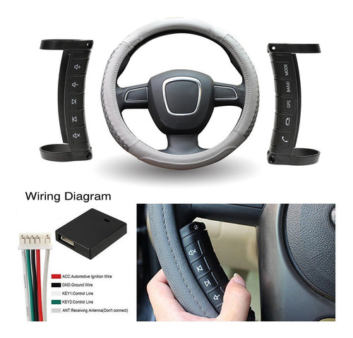Mando Al Volante Comando Universal Control Para Radio Auto