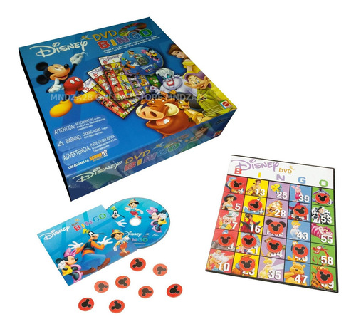 Bingo Disney Con Dvd Interactivo - Mattel (a)