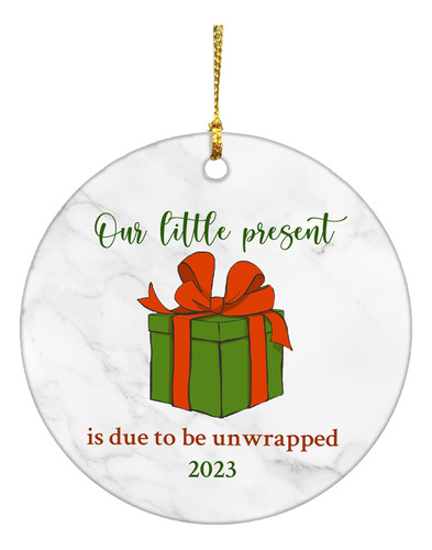 Memate Our Little Present Is Due To Be Unwrapped Ornament 20