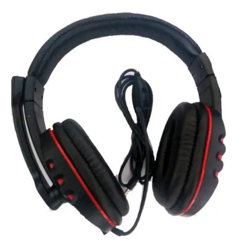 Fone De Ouvido Headphone Gamer P2 Microfone -preto
