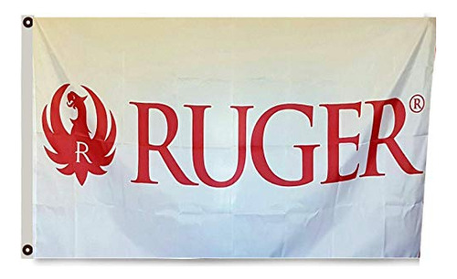 Banderín De Ruger, 3x5 Pies, Decoración Garaje De C