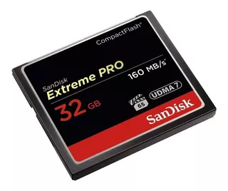 Memoria Compact Flash 32gb Sandisk Extreme Pro 160mbs 4k Cf