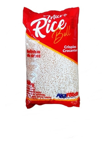 Imagem 1 de 1 de Bolinhas De Arroz Rice Boll Crocante Alca Foods 500g