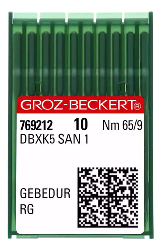 20 Agujas Groz-beckert® Dbxk5 San 1 Gebedur - 65/9, Rg