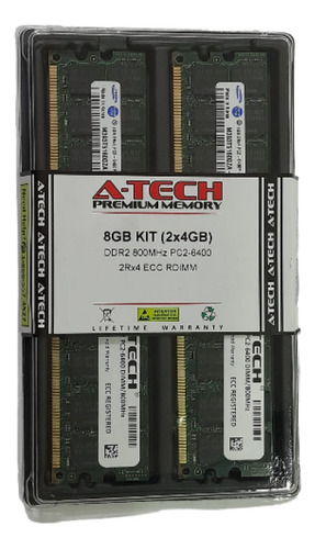 Kit Memoria (2x4gb) Ddr2 800mhz Ecc Rdimm Pc2-6400 Samsung (Usado)