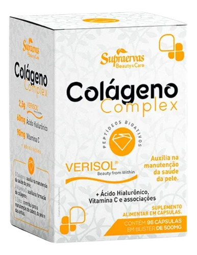 Verisol Complex Ácido Hialurônico Vitamina C Biotina 96 Caps