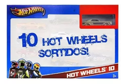 Hot Wheels Conjunto de Veículos 10 Carros Sortidos - Pirlimpimpim Brinquedos