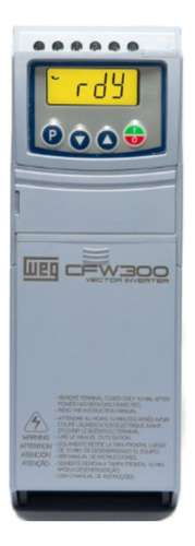 Inversor De Frequência Weg Cfw300 4cv 380v 6,5a 14146887