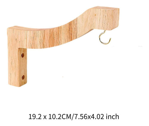 Colgador De , Soporte Compacto De Madera Para Colgantes,